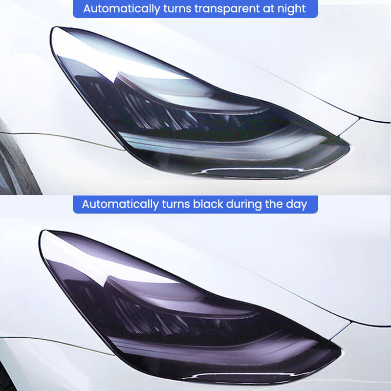 EVAAM Tinted Headlight and Foglight Protection for Model 3/Y PPF Tesla Accessories - EVAAM
