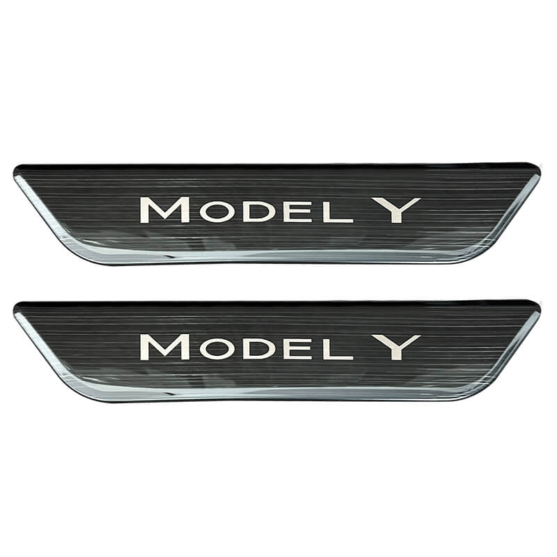 EVAAM™ Black Rear Door Sill Protector For Tesla Model Y Accessories - EVAAM