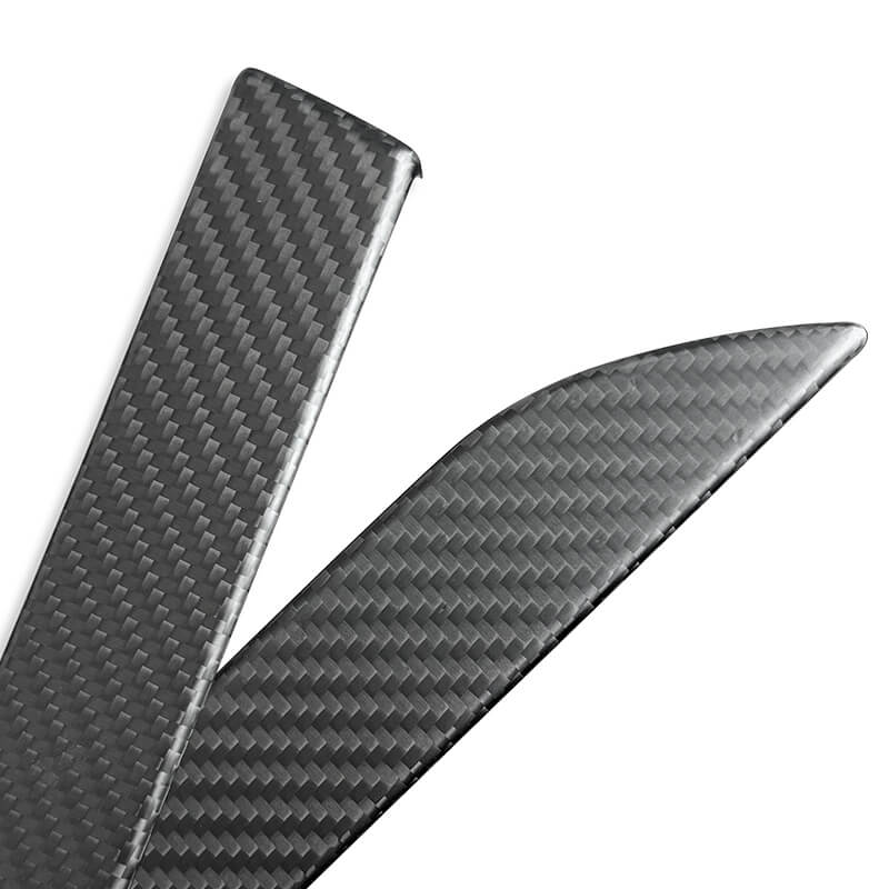 EVAAM™ Matte Real Carbon Fiber Door Handle Cover for Model X - EVAAM
