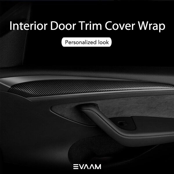 EVAAM Model Y Carbon Fiber Style Accessories for Model Y Accessories - EVAAM