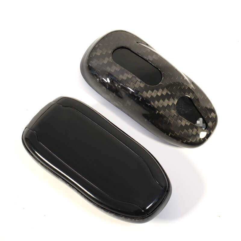 EVAAM Real Carbon Fiber Key Fob Cover for Model 3/Y Accessories - EVAAM