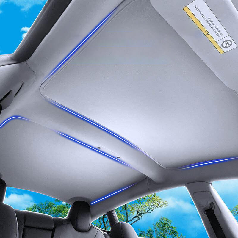 Upgraded! EVAAM™ Tesla Glass Roof Sunshade for Model 3 2017-2023 Accessories - EVAAM