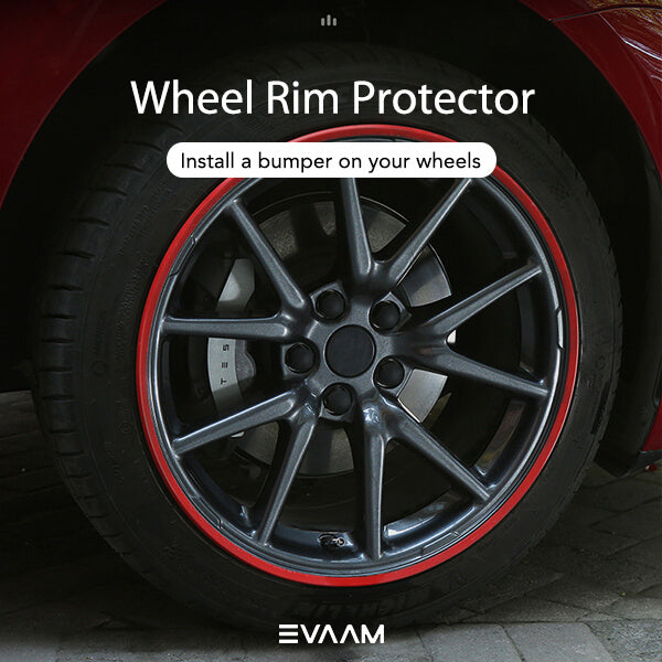 EVAAM Wheel Rim Protector for Tesla Accessories - EVAAM