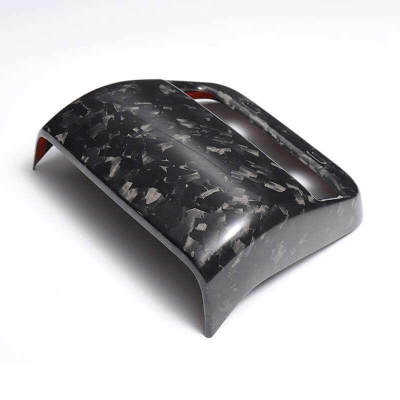 EVAAM Forged Real Carbon Fiber Rear AC Vent Cover for Model 3 2017-2022 - EVAAM