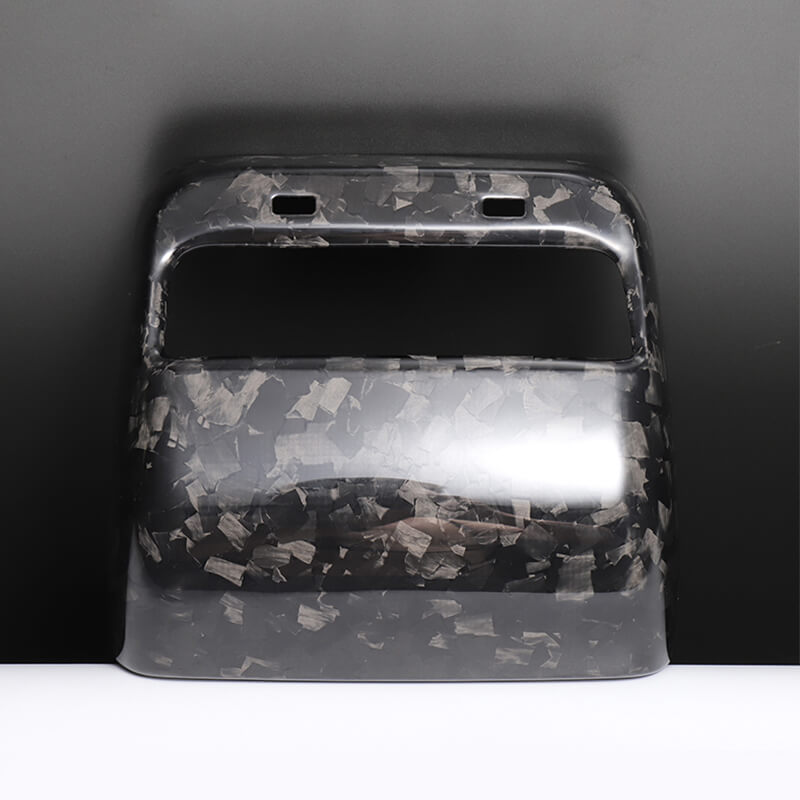 EVAAM Forged Real Carbon Fiber Rear AC Vent Cover for Model 3 2017-2022 - EVAAM