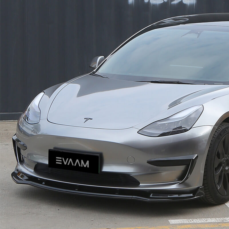 EVAAM Front Bumper Lip Kit for Model 3 2017-2019 Accessories - EVAAM