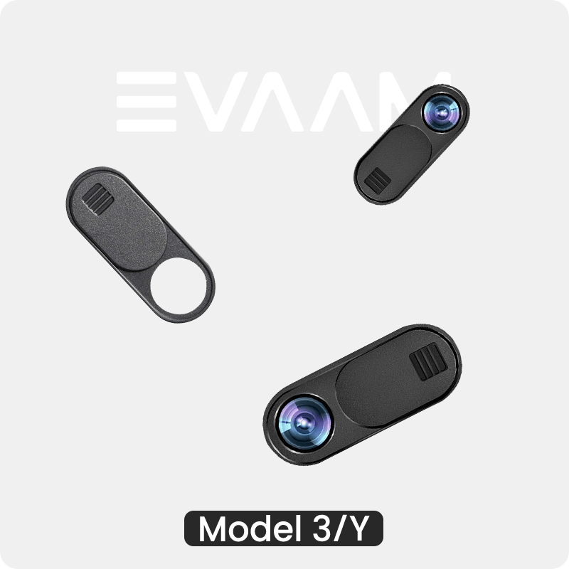 EVAAM™ Interior Camera Cover for Model 3/Y Accessories 2Pcs - EVAAM