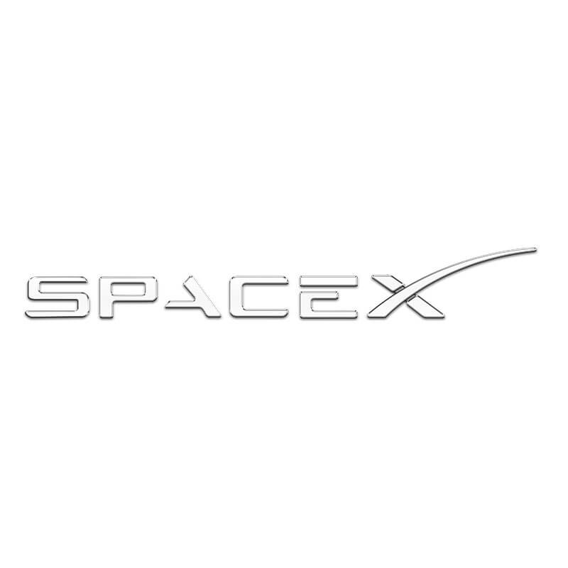 EVAAM™ SpaceX Emblem for Tesla Accessories - EVAAM