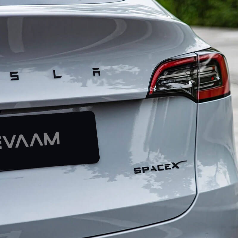 EVAAM™ SpaceX Emblem for Tesla Accessories - EVAAM
