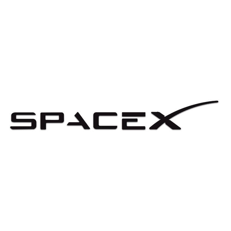 EVAAM™ SpaceX Emblem for Tesla Accessories - EVAAM