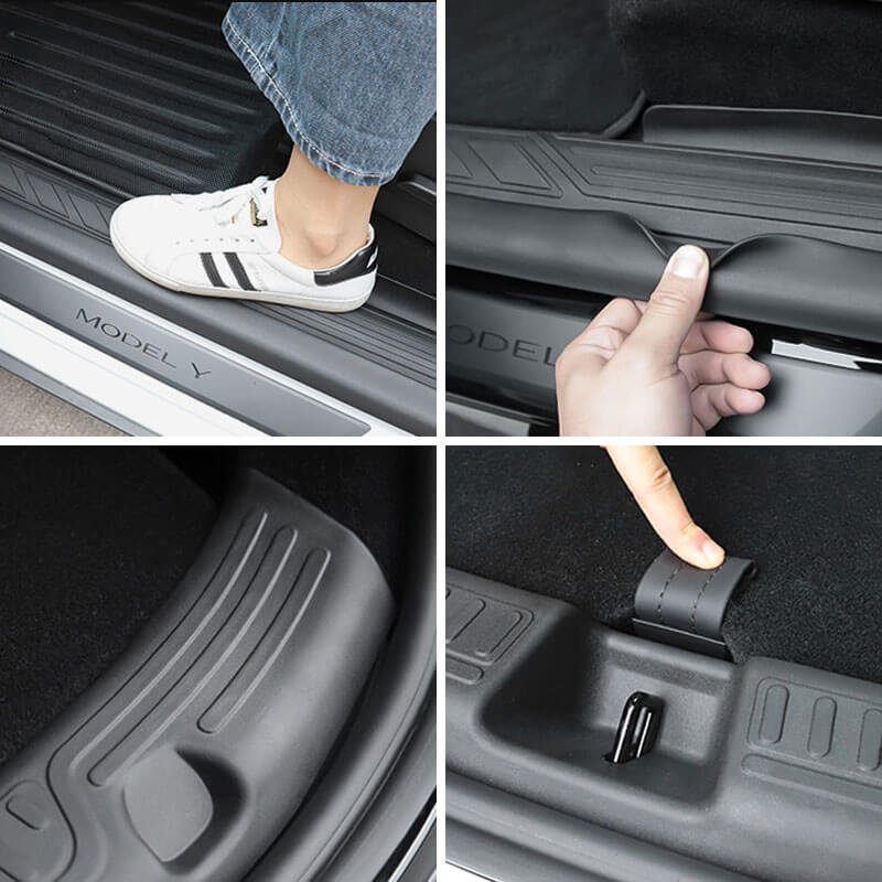 EVAAM Door Sill Covers for Model Y Accessories - EVAAM