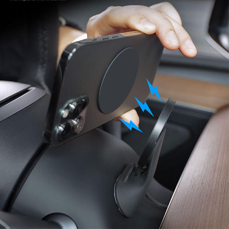 EVAAM Wireless Charger Phone Holder For Model 3/Y Accessories - EVAAM