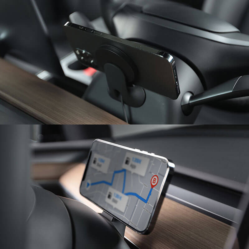 EVAAM Wireless Charger Phone Holder For Model 3/Y Accessories - EVAAM