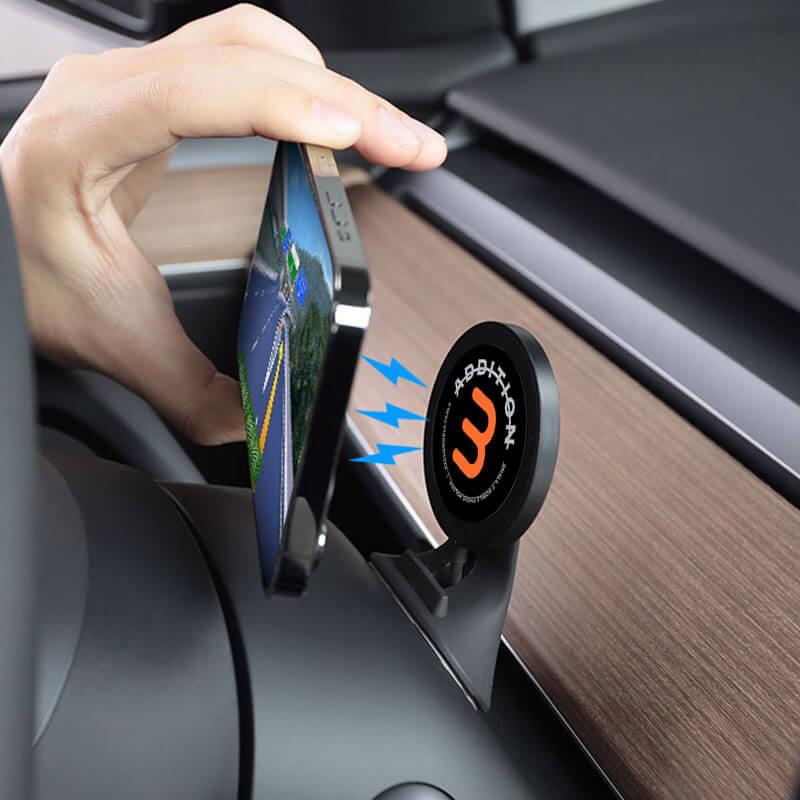 EVAAM Wireless Charger Phone Holder For Model 3/Y Accessories - EVAAM