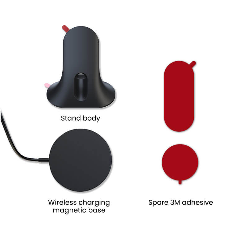 EVAAM Wireless Charger Phone Holder For Model 3/Y Accessories - EVAAM