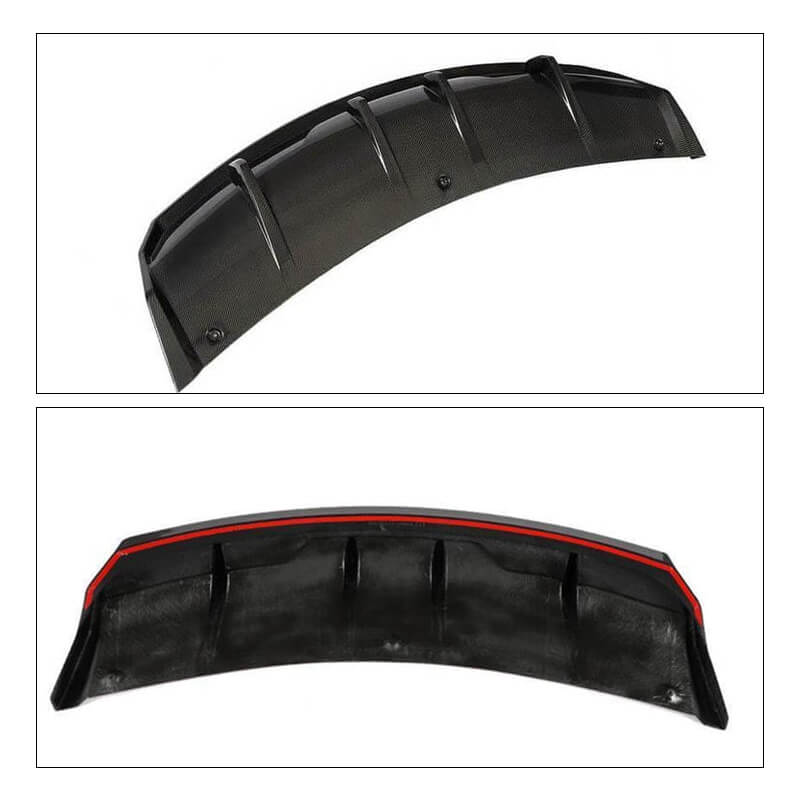 EVAAM Gloss Real Carbon Fiber Rear Diffuser for Model 3 2017-2022 - EVAAM