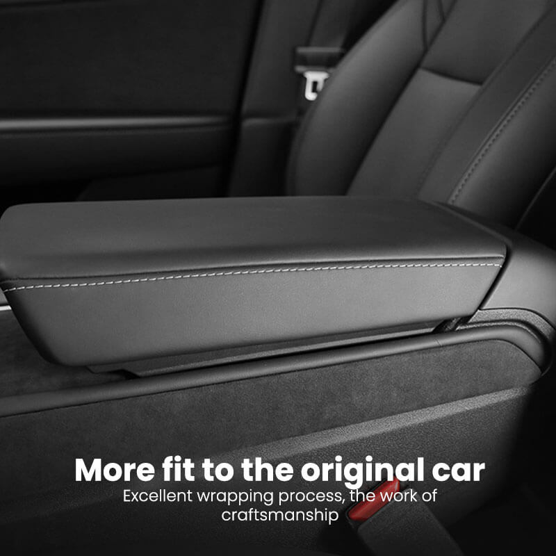 EVAAM Alcantara Center Console Side Trim Cover For Model 3/Y Accessories - EVAAM