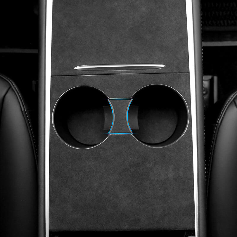 EVAAM Alcantara Cup Holder Limiter For Model 3/Y Accessories - EVAAM
