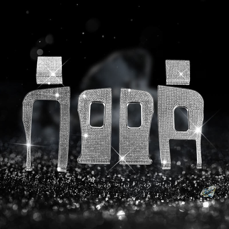 EVAAM Bling Diamond Window Switch Button Cover for Model 3/Y Accessories - EVAAM