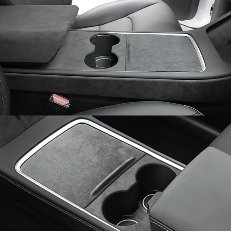 EVAAM™ Alcantara Center Console Cover for Model 3/Y 2021-2022 Accessories - EVAAM