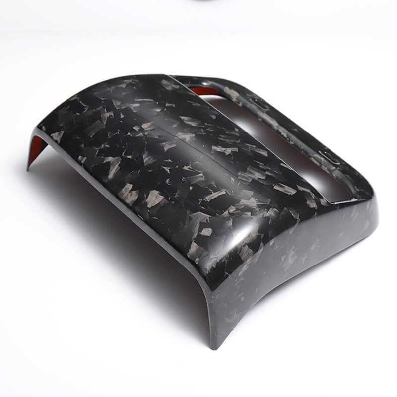 EVAAM Forged Real Carbon Fiber Rear AC Vent Cover for Model 3 2017-2022 - EVAAM