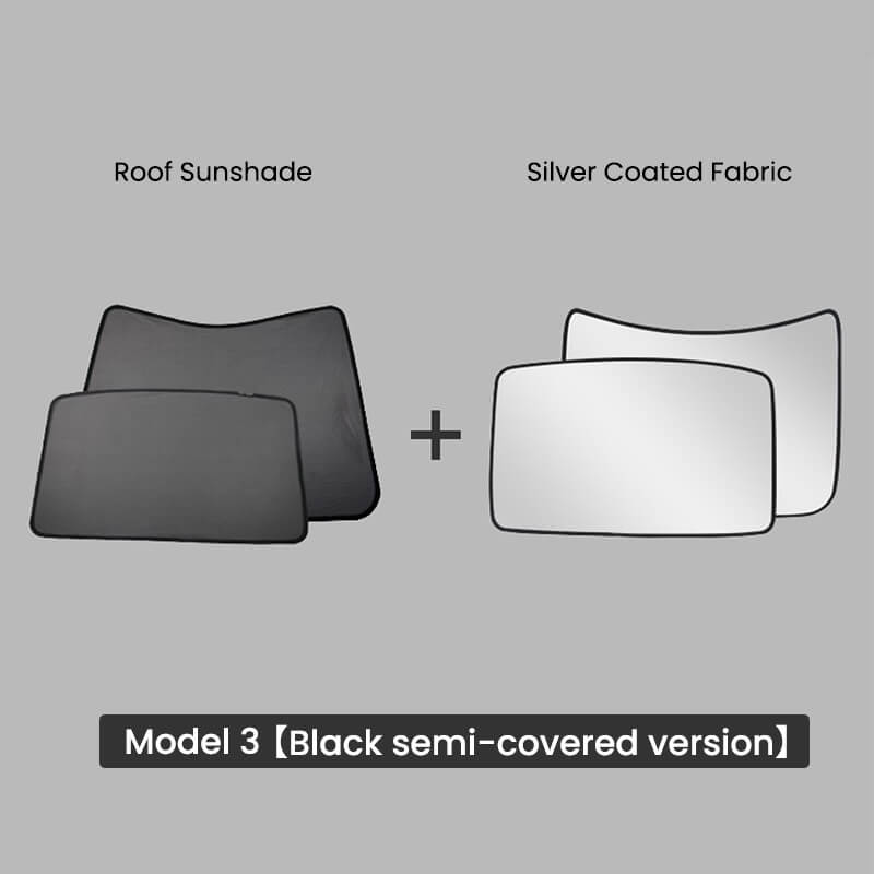 2022 Upgraded! EVAAM Tesla Glass Roof Sunshade for Model 3 2021-2022 Accessories - EVAAM