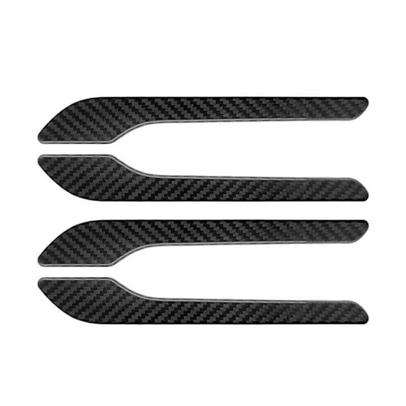 EVAAM Matte Real Carbon Fiber Door Handle Cover for Model 3/Y 2021-2022 - EVAAM