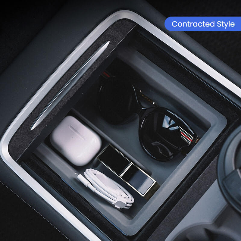 EVAAM Sliding Center Console Tray for Model 3/Y 2021-2022 Accessories - EVAAM