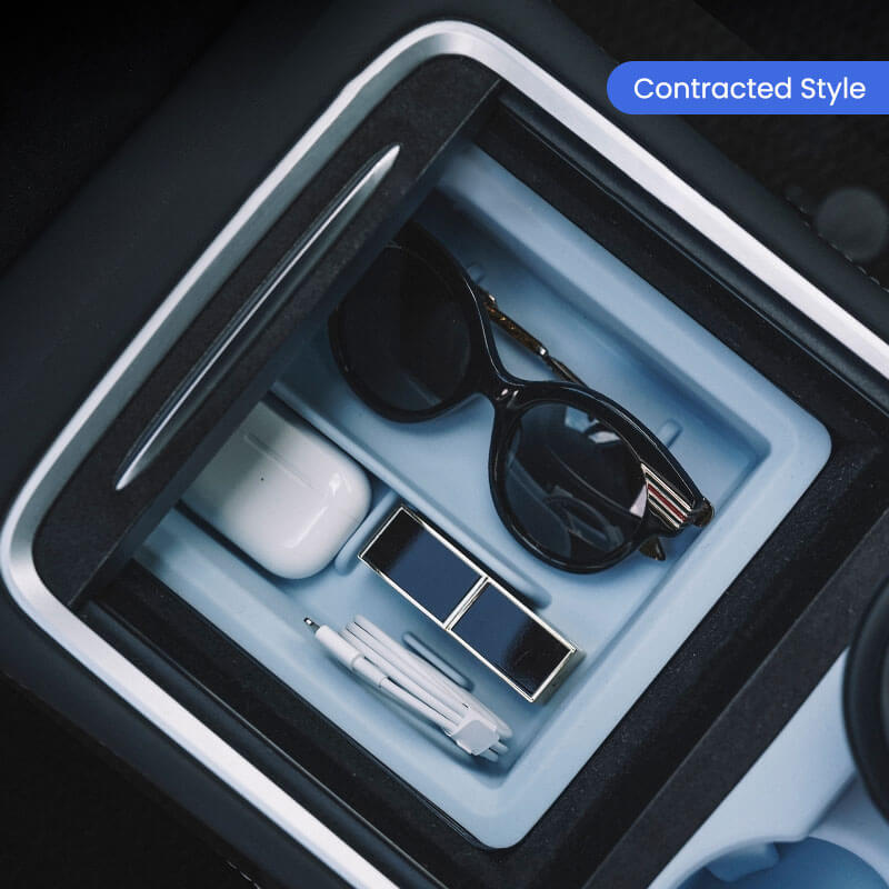 EVAAM Sliding Center Console Tray for Model 3/Y 2021-2022 Accessories - EVAAM