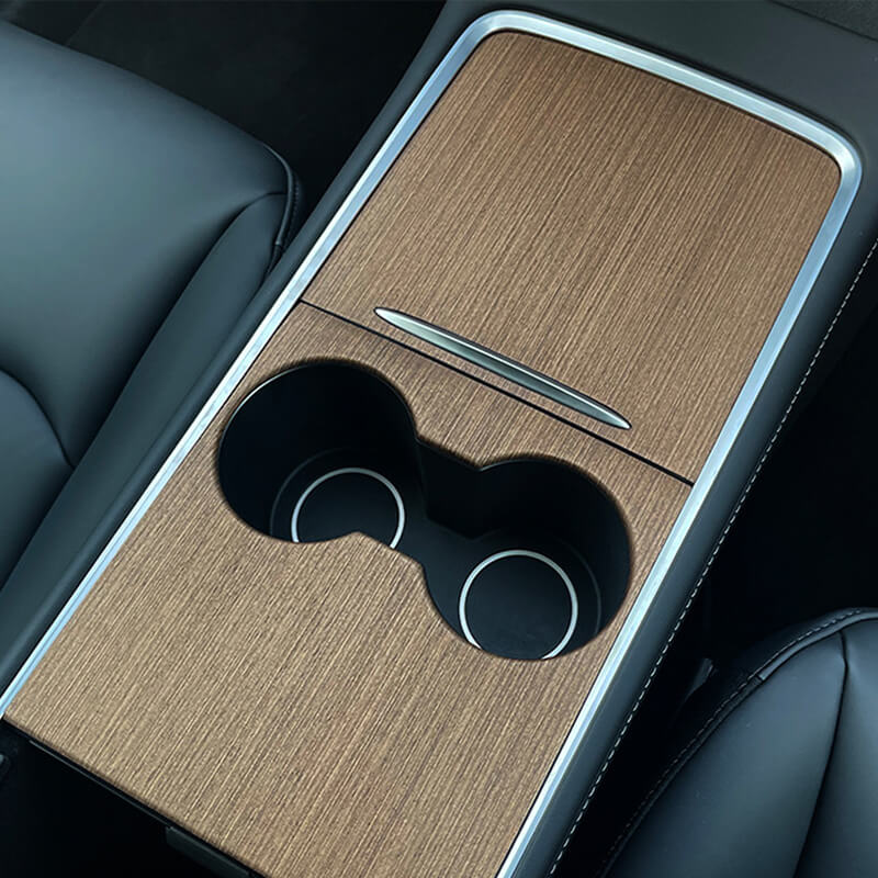 EVAAM Wood Style Center Console Wrap for Model 3/Y 2021-2022 Accessories - EVAAM