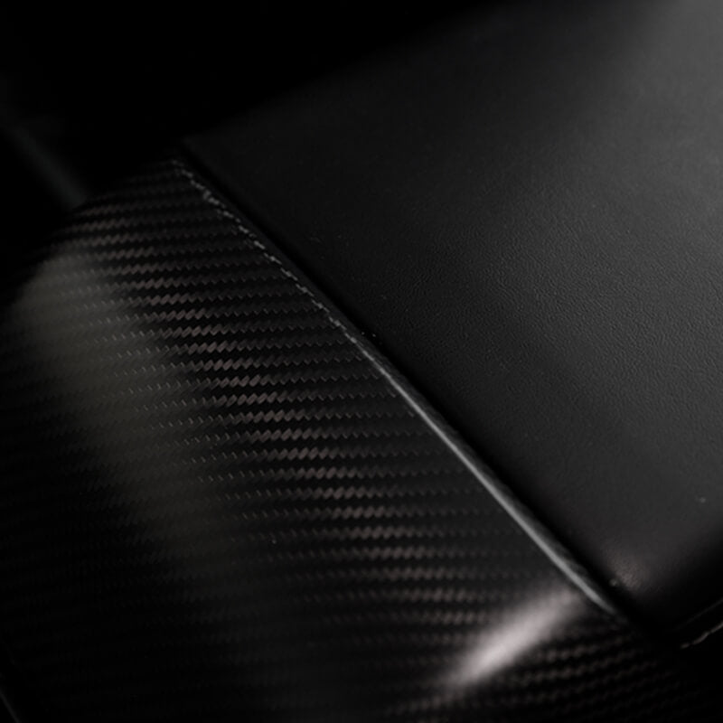 EVAAM Real Carbon Fiber Rear AC Vent Cover For Model 3/Y Accessories - EVAAM