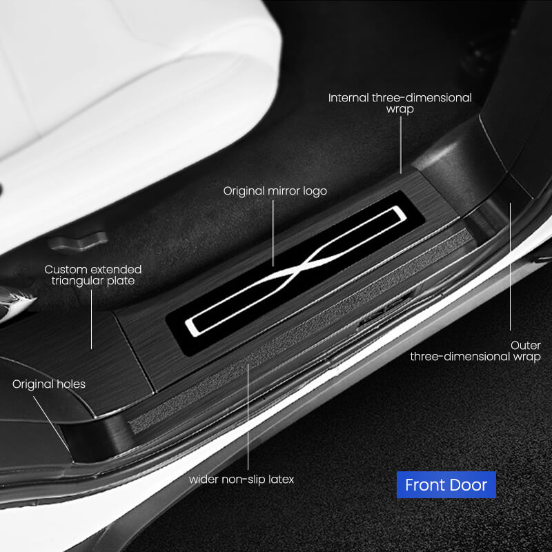 EVAAM Door Sill Covers for Model X Accessories - EVAAM