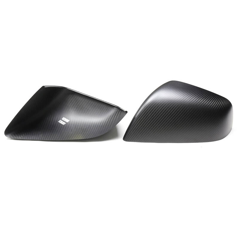EVAAM Matte Real Carbon Fiber Mirror Cover for Model X - EVAAM