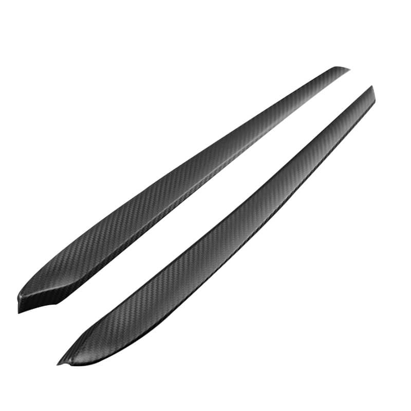 EVAAM Matte Real Carbon Fiber Interior Door Trim Cover for Model Y 2020-2022 - EVAAM