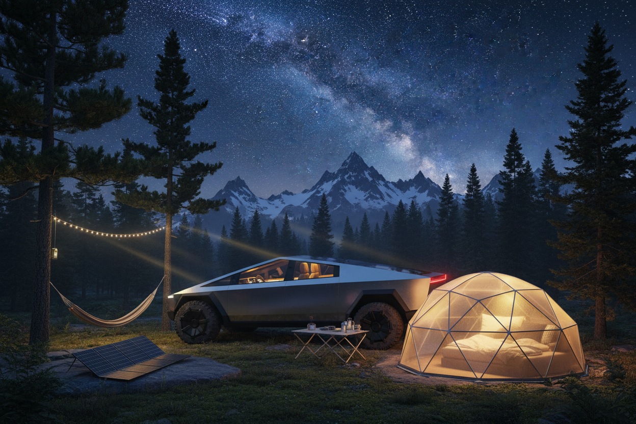 2026 Tesla Camping Guide: Model Y & Cybertruck Gear by EVAAM®