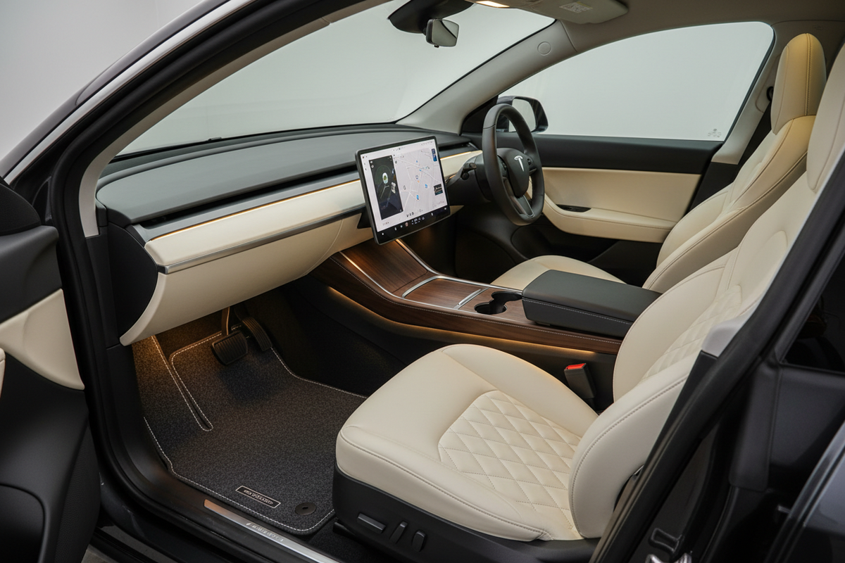 Luxury Interior Upgrades for 2025+ Tesla Model Y Juniper – EVAAM®