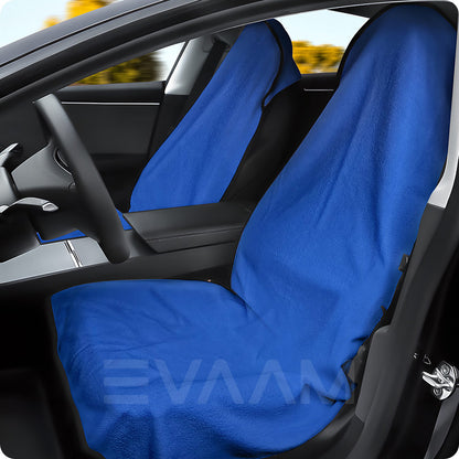 EVAAM® Washable Waterproof Towel Seat Cover Protector - Fits All Cars - EVAAM