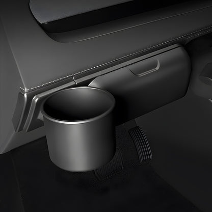 2-in-1 Dashboard Cup Holder & Magnetic Glasses Case for Tesla Model Y Juniper 2025+ (No-Drill Fit)