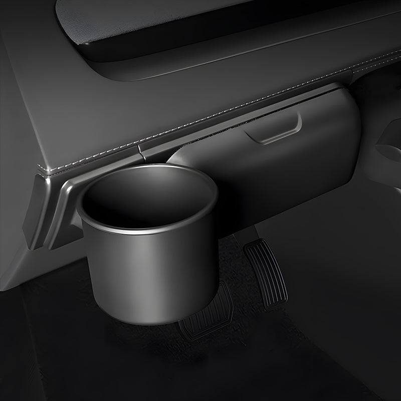 2-in-1 Dashboard Cup Holder & Magnetic Glasses Case for Tesla Model Y Juniper 2025+ (No-Drill Fit)