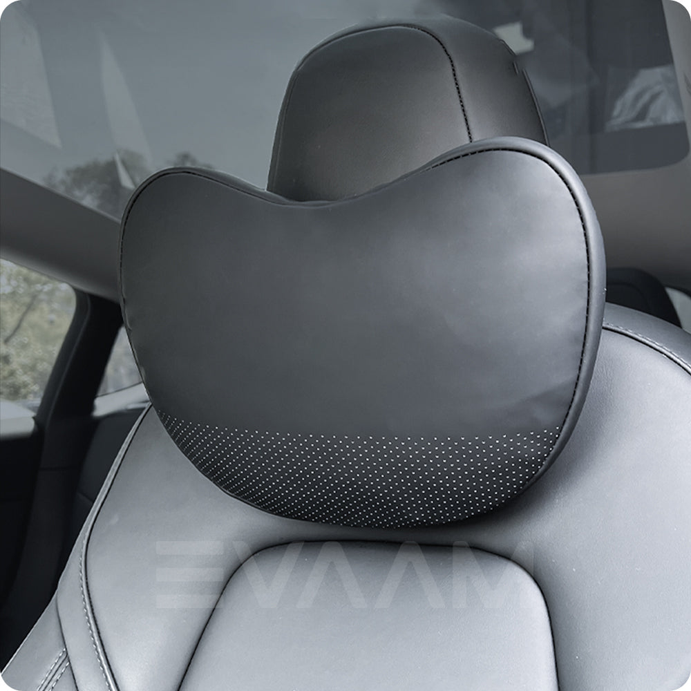 EVAAM® Nappa Leather Specialized Car Headrests for Tesla Model S/3/X/Y - EVAAM