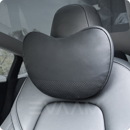 EVAAM® Nappa Leather Specialized Car Headrests for Tesla Model S/3/X/Y - EVAAM