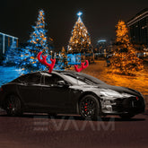 EVAAM® Reindeer Car Kit Antlers And Nose Set Christmas Decoration - EVAAM