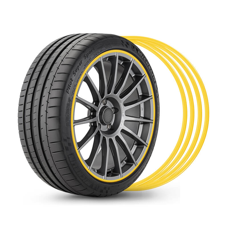 EVAAM® UPGRADE! Aluminum Alloy Wheel Rim Protector For All Brand Vehicles (4 PCS) - EVAAM