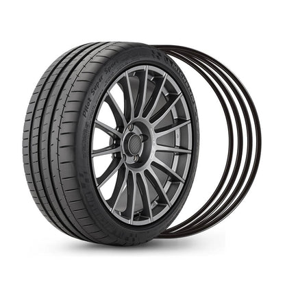 EVAAM® UPGRADE! Aluminum Alloy Wheel Rim Protector For All Brand Vehicles (4 PCS) - EVAAM