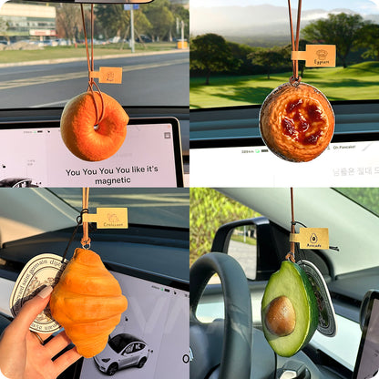 EVAAM® Bread and Avocado Pendant for Tesla Model 3/Y/S/X - EVAAM