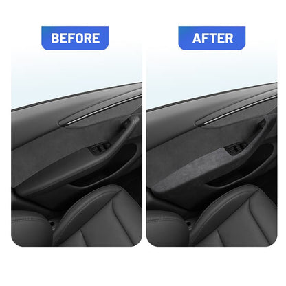 Genuine Alcantara Door Armrest Cover for Tesla Model Y Juniper 2025+