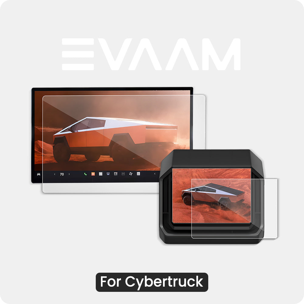 EVAAM® 2-Packs Front & Rear Screen Protector for Cybertruck