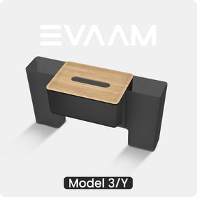EVAAM® Center Screen Tissue Box for 2018-2023 Model 3/Y Accessories - EVAAM