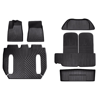 EVAAM® Tesla All Weather Floor Mats for Model X (2016-2023) - EVAAM