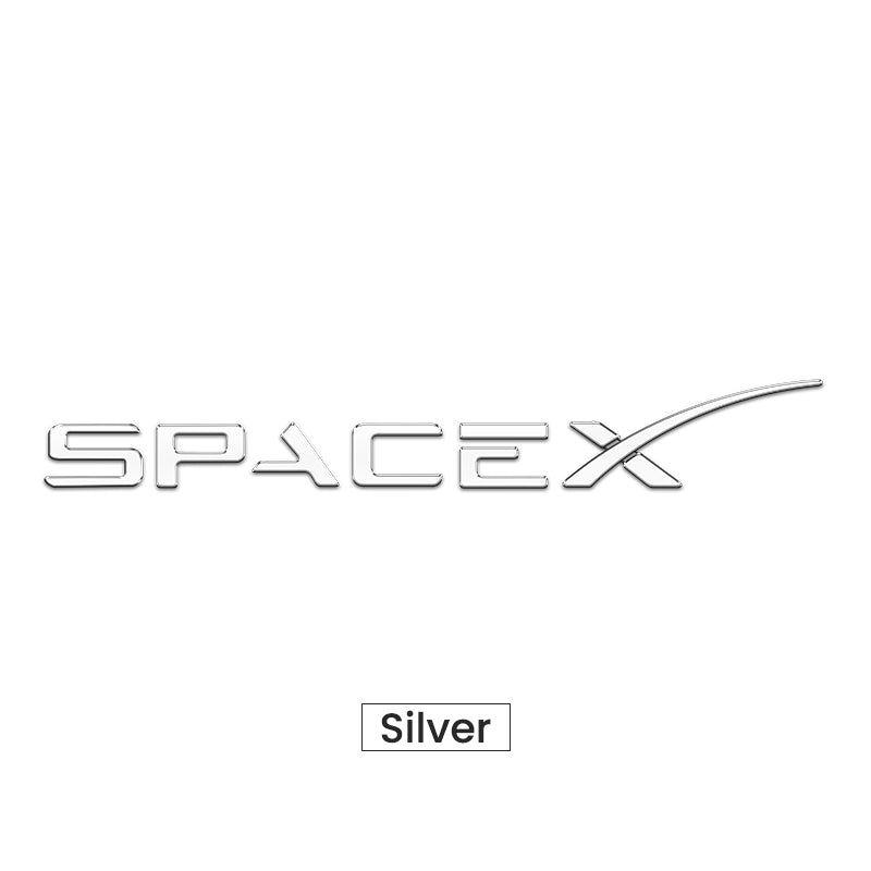 EVAAM® SpaceX Emblem Sticker for Tesla Accessories - EVAAM